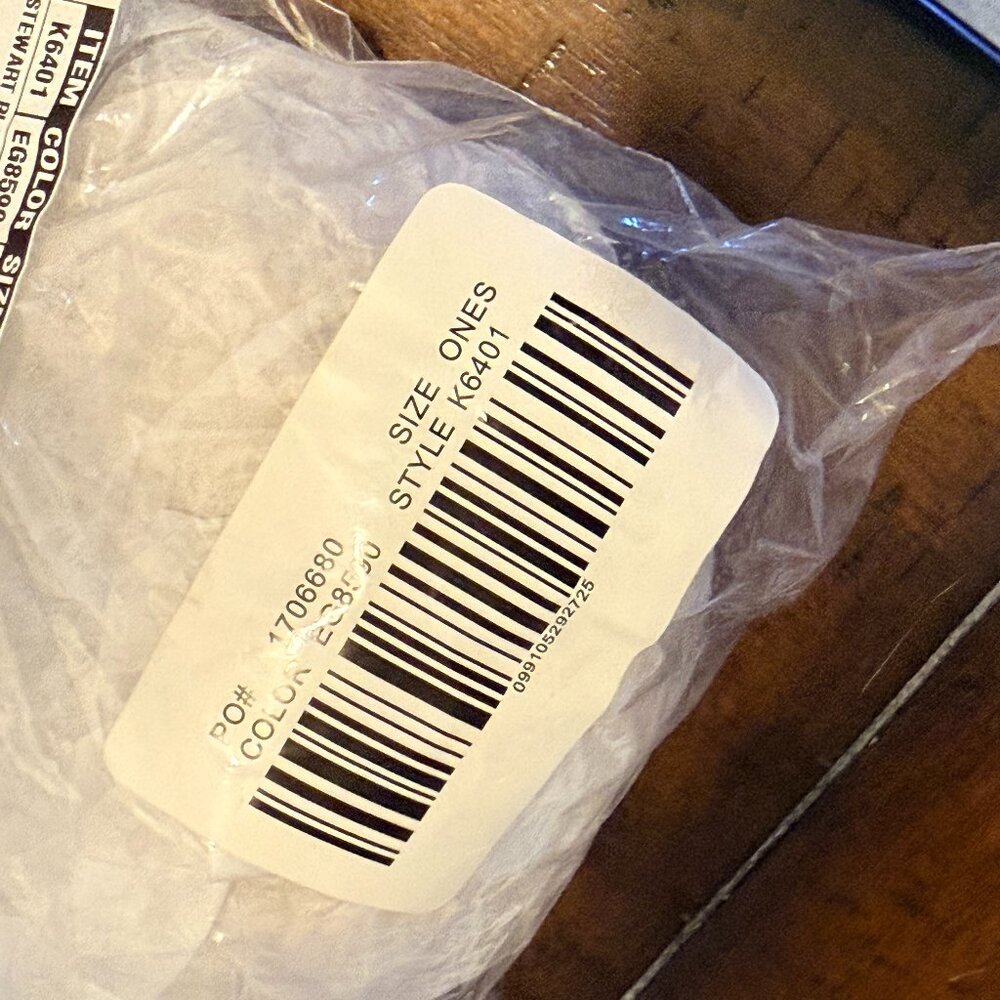 NEW J.Crew Natural / Light Faux Fur Earmuffs Stewart Plaid Tartan Band K6401 - Picture 5 of 7